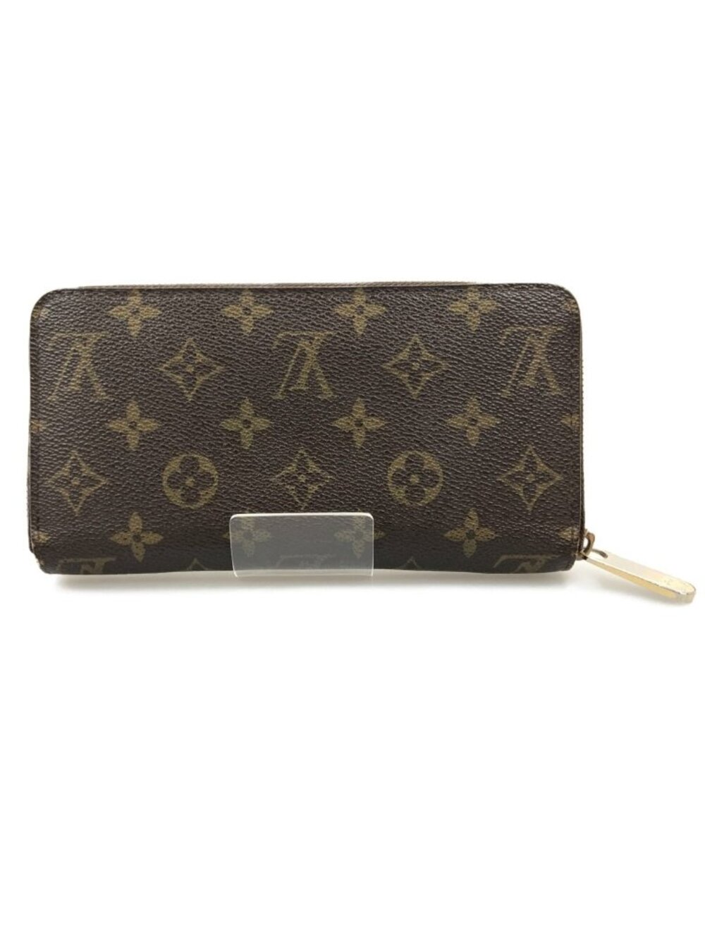 Louis Vuitton Monogram Zippy Wallet Zip Around Brown